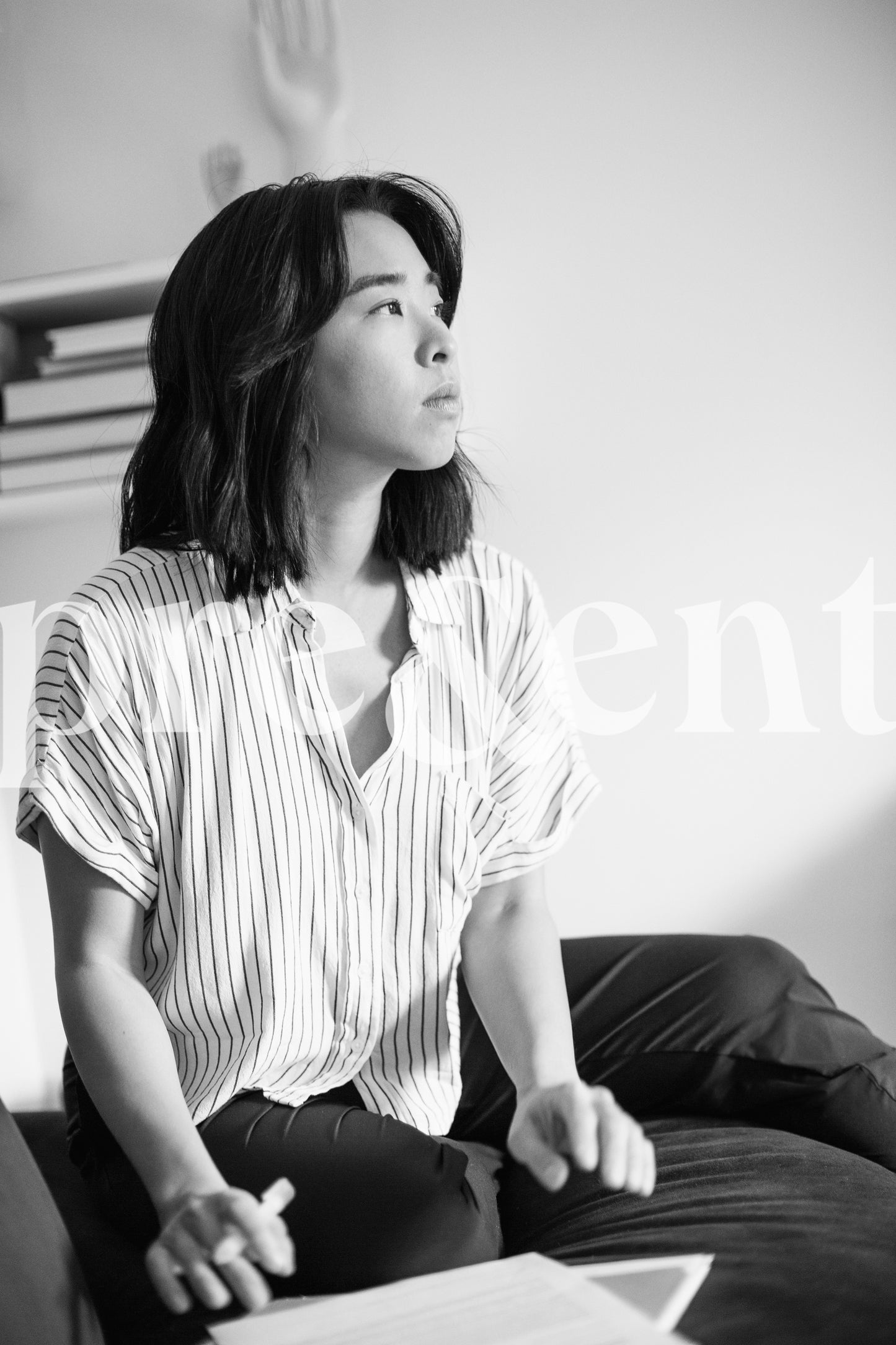 Someone deep in their thought