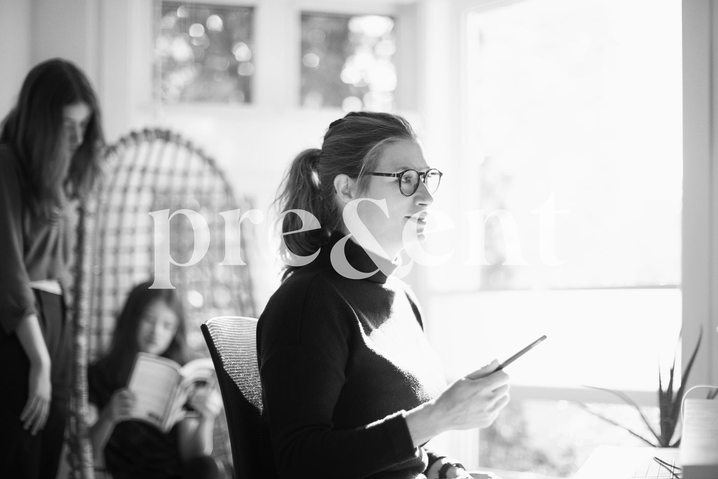 Person working from home