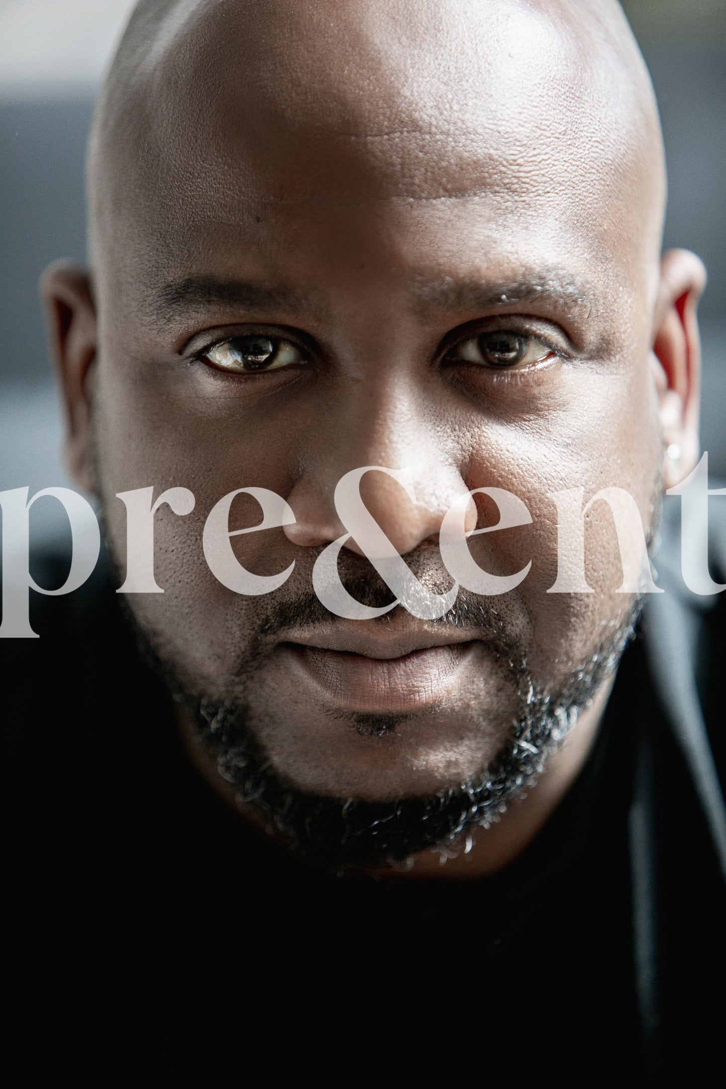 Close up portrait of someone with deep look