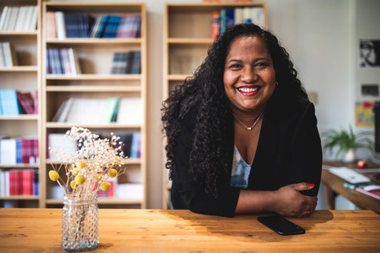 Smiling and confident person in an office