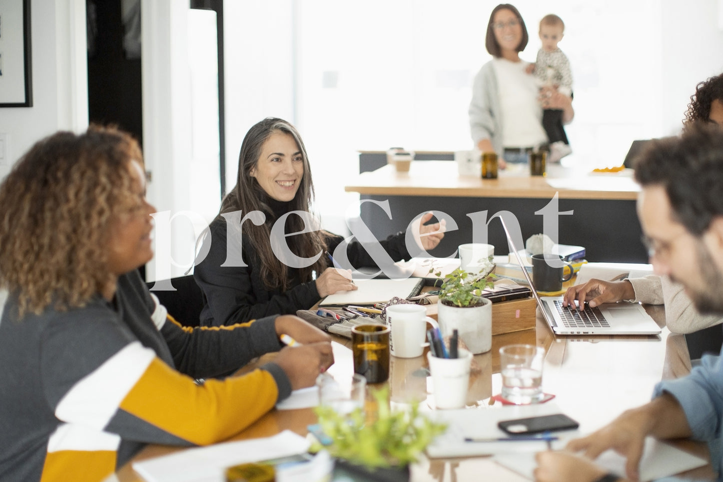 Rencontre décontractée de télétravail