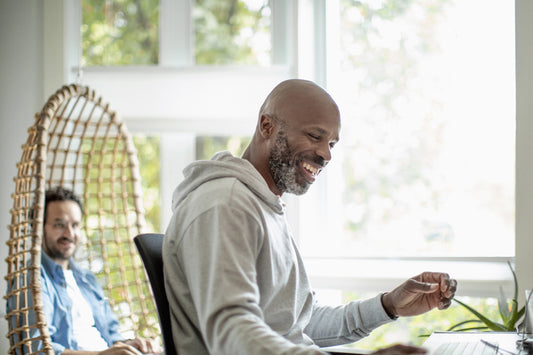 Grand éclat de rire spontané